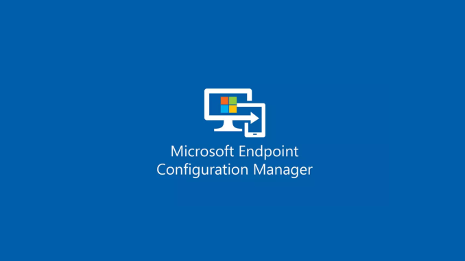 Microsoft Endpoint Configuration Manager