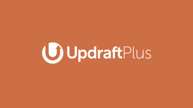 UpdraftPlus Backup