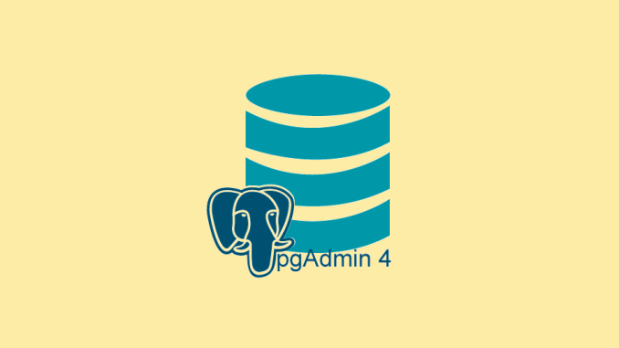 pgadmin4